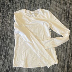 White Alo Long Sleeve Finesse Top